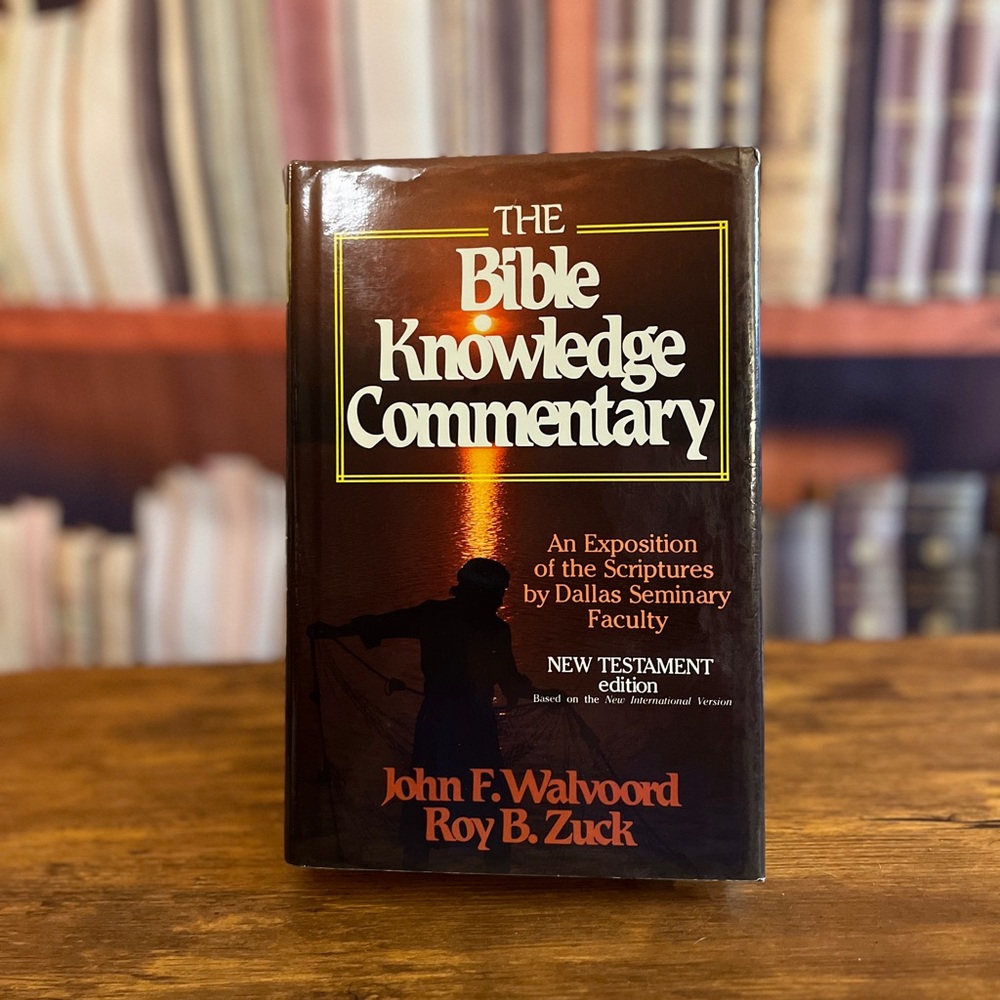 Bible Knowledge Commentary New Testament VINTAGE COPY ISBN: 0882078127